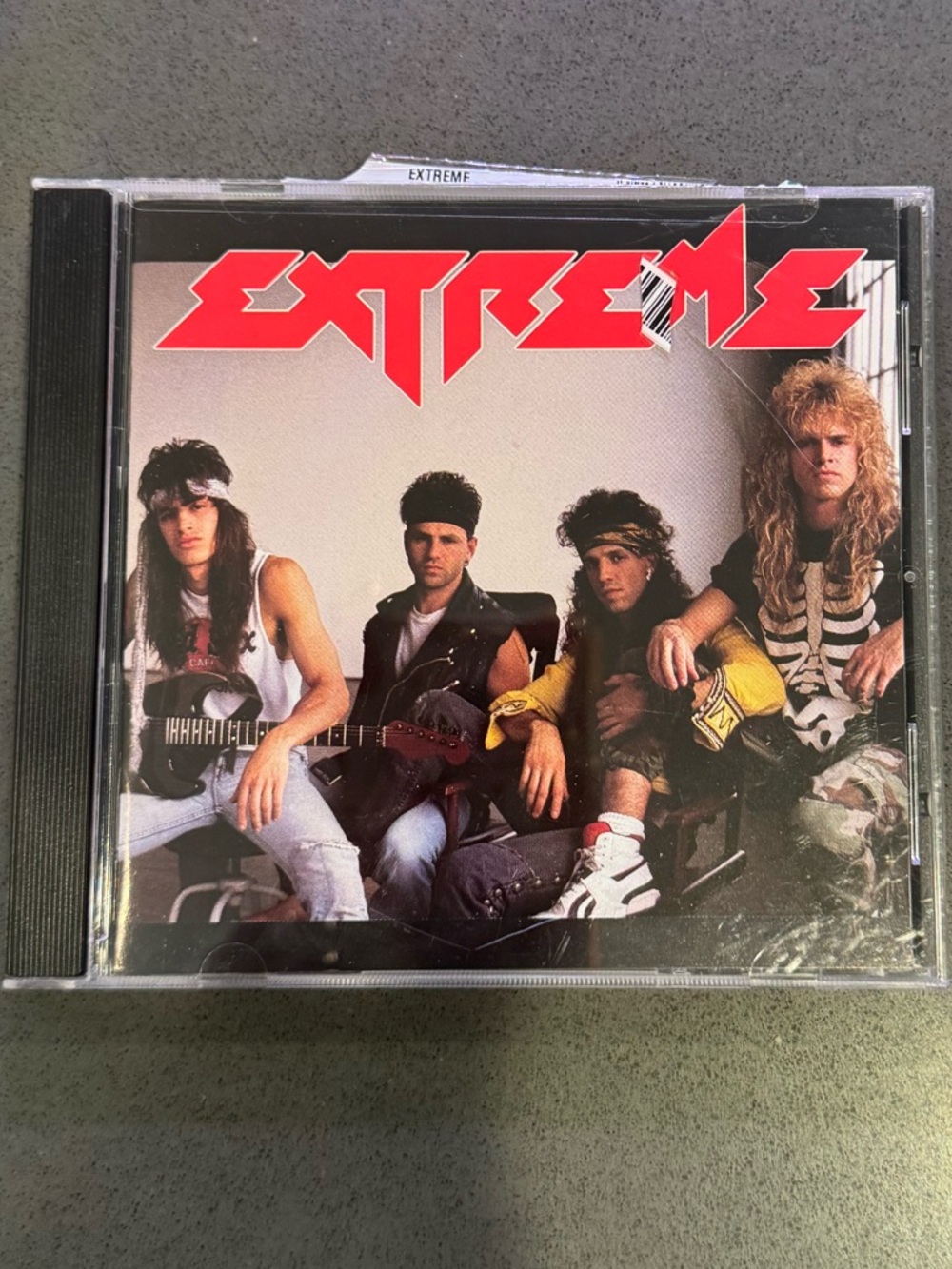 Extreme Self-Titled CD - Red Logo, Multi-Color Cover